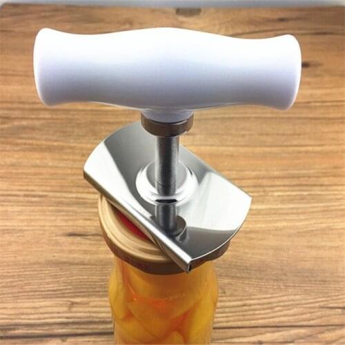 Adjustable Jar Opener Stainless Steel Lids Off Jar Opener Bottle Opener Can Opener for 1-4 Inches Kitchen Gadget