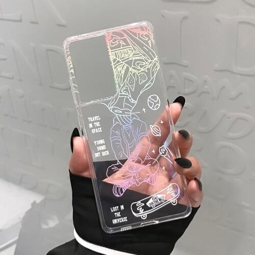 Creative tide brand is suitable for Samsung S10 s20plus S21 ultra note20 ultra mobile phone case s20fe rubber protective case