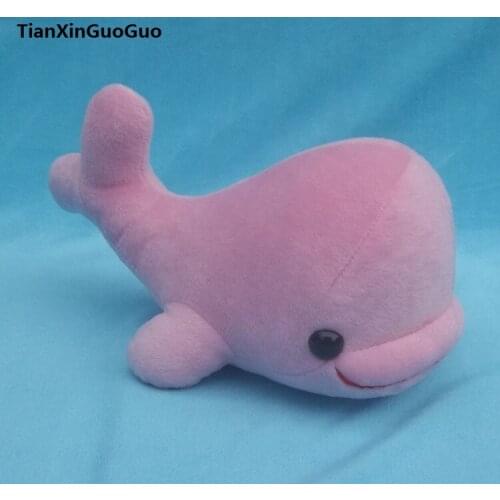 About 23cm pink dolphin plush toy,soft doll baby toy birthday gift h2147