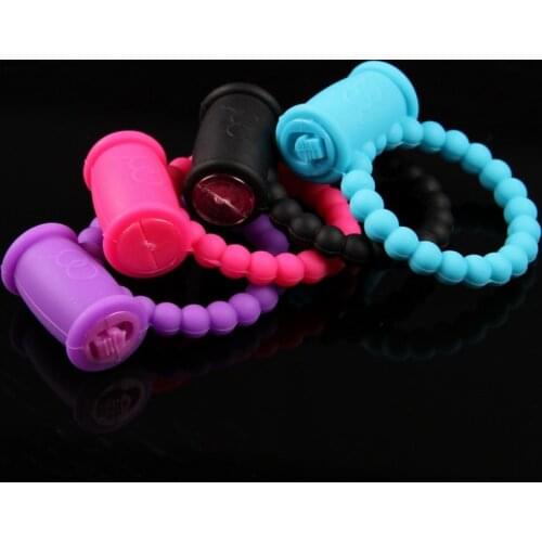 Vibrator Ring Penis Ring Clit Stimulator Persistent Erection Vibrating Cock Ring Delay Ejaculation Cock Ring Sex Toy For Couples