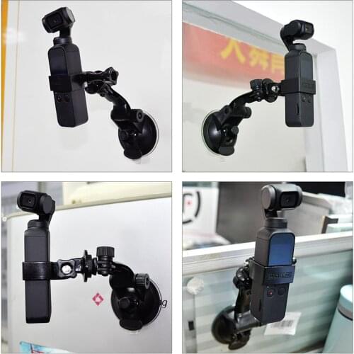 Adjustable Bracket Tripod Super-stick Suction Cup Multiple Angle View Rotation Easy One-handed Operation For OSMO Pocket Cameras
