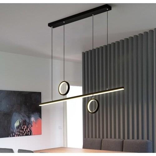 Modern Minimalist LED pendant light lamps lighting bedroom dinning room metal Lustre Hanginglamp Chandelier restaurant lamparas