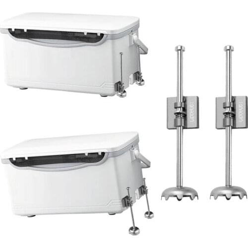 Stable Fishing Case Lifting Leg Tackle Tank Support Telescopic Accessories