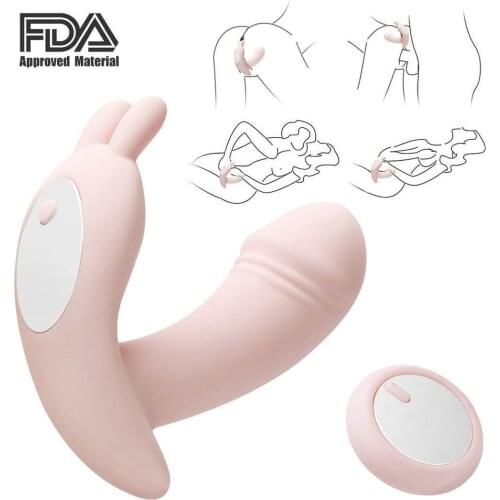 Taoboo Female Masturbator Vagina Massager Remote Dildo Vibrator Panties for Women Clitoris Stimulator Couples Erotic 18 Sex Toy