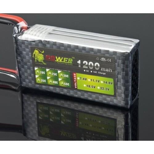 1pcs Lion Power 11.1V 1200MAH 25C MAX 35C AKKU LiPo RC Battery For Rc Helicopter 3S