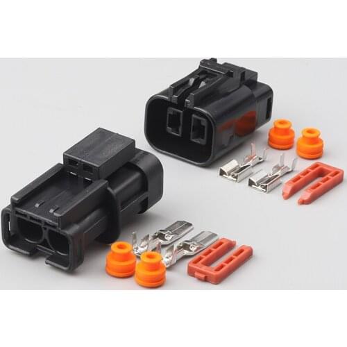 10pcs/lot 2 Pin/Way Male Female Generator Plug Auto Wire Heavy Current Connector For Nissan H20 7223-6224-40 7122-6224-40