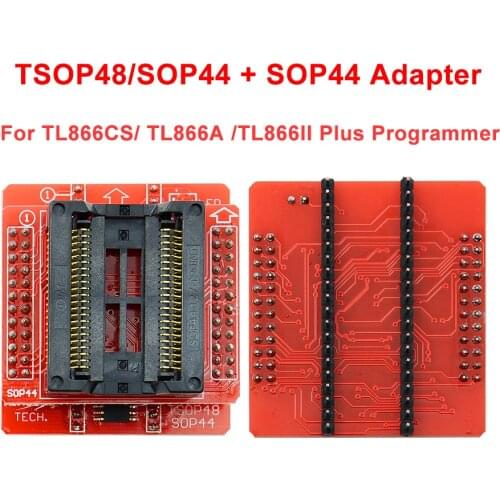 100% original V3 TSOP48 IC Adapter+SOP44 IC Adapter For MiniPro TL866CS TL866A TL866II PLUS Universal Programmer TSOP48 Sockets