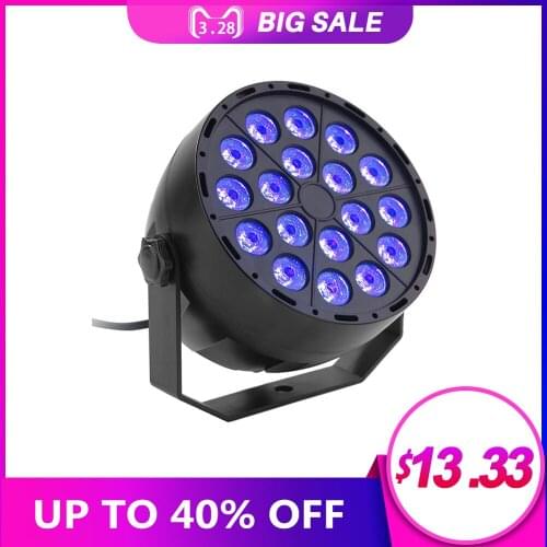 18 LED DJ Projector UV lighting effects Professional Stage Light Disco Machine Party With Bracket