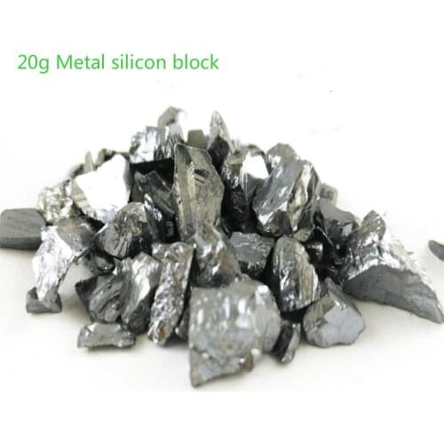 20 g 99.9999% high quality and high purity silicon metal monocrystalline silicon block