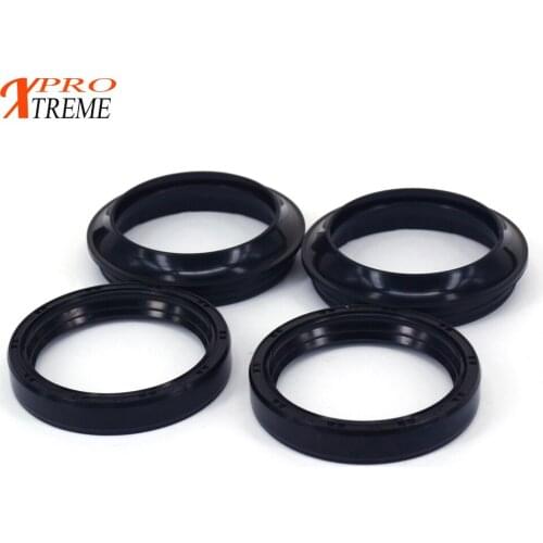 43*55*11 Motorcycle Front Fork Damper Oil Seal and Dust Seal Cover For YAMAHA YZ IT TT TTR WR XP YZF FZ8 FZR FZS 125 250 500 600