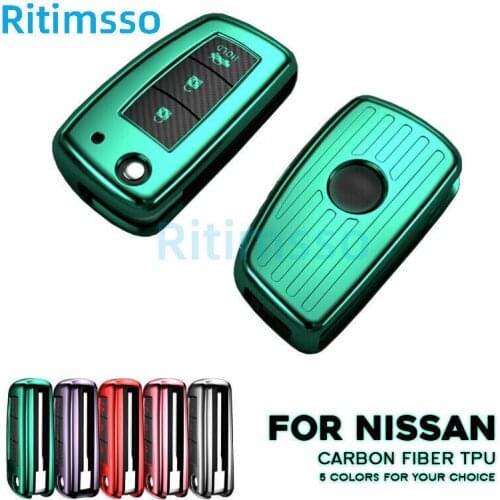 TPU Fits Perfect Flip Car key wallet cover case 3 BTN For Nissan J11 X-Trail Juke Qashqai Micra Pulsar 2014 2015 2016 2017 2018