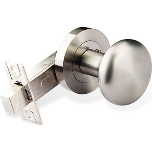 HOT 1PCS Invisible Door Locks Background Door Handle Lock Interior Hidden Round Entrance Passage Locks Gold/Black/Brushed/Bronze