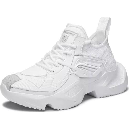 Men Sneakers Breathable Running Shoes Outdoor Sport Fashion Comfortable Casual Shoes Korean Casual Net Red Vintage Old Shoes