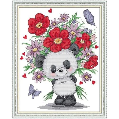 Joy Sunday Counted Cross Stitch Kits Aida 11ct 14ct Diy Set For Embroidery Kit For Needlework Printed Canvas Dmc Hand Home Decor