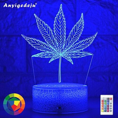 Newest Kids Light Night 3D LED Night Light Creative Table Bedside Lamp Romantic Clover lights Kids Gril Home Decoration Gifts