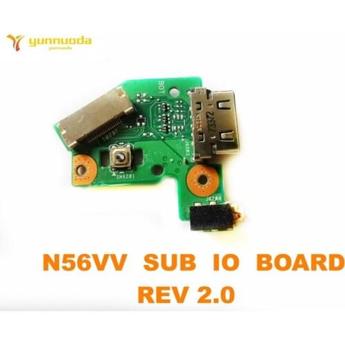 Original for ASUS N56VV VGA PORT BOARD N56VV SUB IO BOARD REV 2.0 tested good free shipping