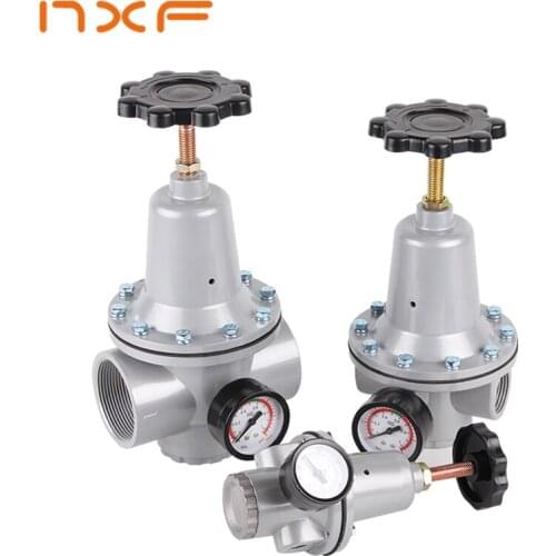 Pneumatic Regulator Pressure Reducing Valve Regulating with Gauge QTY-08/10/15/20/25/32/40/50 DN50 2 Inch DN40 DN32