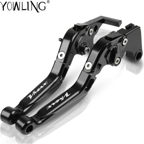 Adjustable Folding Extendable Motorcycle Brake Clutch Levers For Yamaha VMAX V-MAX V MAX 1200 2010 2011 2012 2013 2014 2015 2016