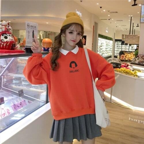 ZSIIBO Cartoon Hoodies Men Women Long Sleeve Hooded Sweatshirt Top new Women Checkerboard Hoodies Spring Autumn Streetwear