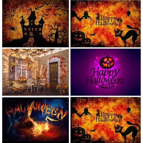 Vinyl Custom Photography Backdrops Halloween Day Theme Photography Background 19927WJ-05