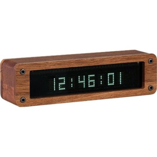 Mini Vintage VFD Clock Vacuum Fluorescent Display Tube Desk Mantel Shelf Clocks Desktop Electronic Table Clocks