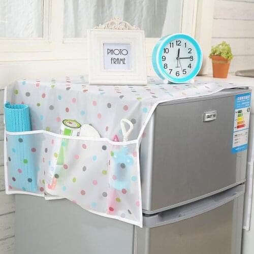 Multifunction Dual-purpose Refrigerator Dust Proof Cover Fridge Cloth Waterproof Kitchen Storage Bags Pouch Organizer 1PC