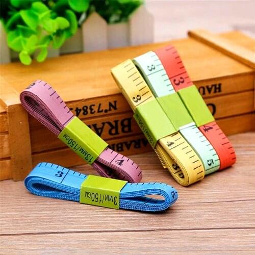 1PC Body Measuring Ruler Sewing Tailor Tape Measure Soft 1.5M Sewing Ruler Meter Sewing Measuring Tape for chest waist measuring