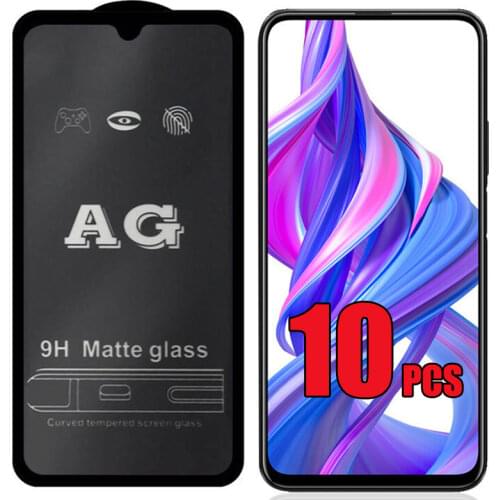 10pcs AG Matte Tempered Glass Screen Protector Flim Premium For Huawei P50 P40 Lite E Mate 40 30 Y5P Y6P Y7P Y8P Y8S Y7A Y9A