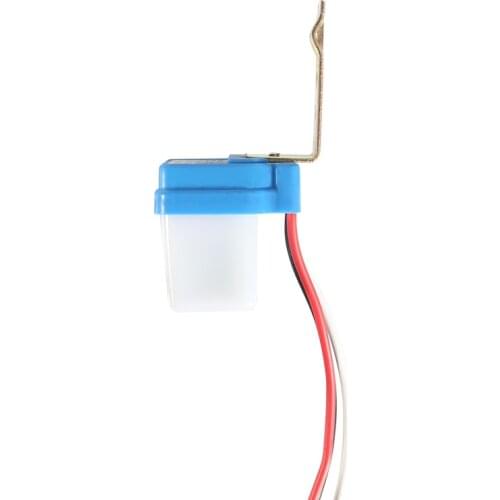 100pcs Automatic On Off Photocell Street Light Switch DC AC 220V/110V/24V/12V 50-60Hz 10A Photo Control Sensor Switch