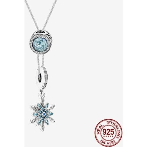 100% Real 925 Sterling Silver Heart of The Glacier Fit Original 3mm Bracelet For Women Birthday Fashion Jewelry Gift