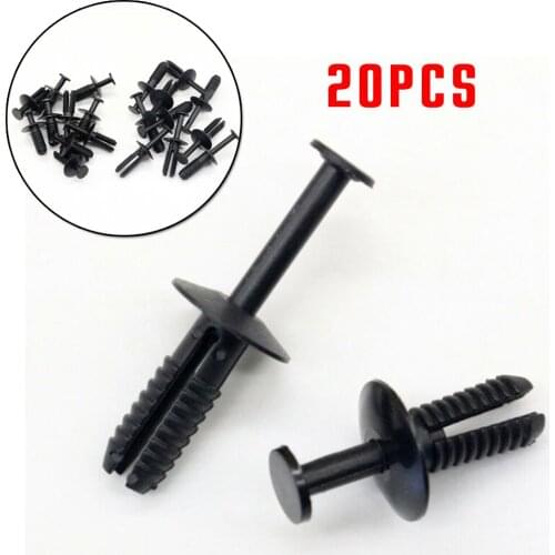 20PCS Expanding Rivet Clips Push-Type Retainer For BMW E30 E39 E46 E53 E60 High Quality