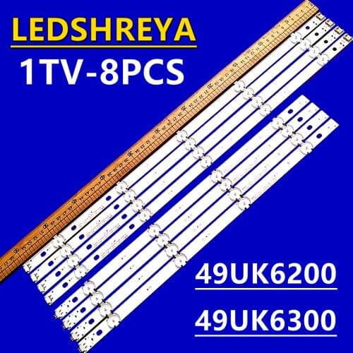 1set=2pcs 994mm LED Backlight Lamp strip 9leds For LG 49 inch TV 49LX300C-CA 49inch FHD A/B type NC490DUE 150429 LCD