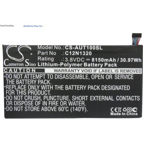 Cameron Sino 8150mAh Battery C12N1320 for Asus Transformer Book T100, T100T, T100TA