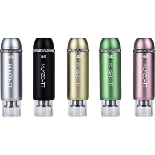 MJ420-TT Tobacco Pipe Dry Herbal Smoking Pipes Kit Metal Pyrex Glass Pipes Glass Blunt Portable Smoke Device Weed Accessories