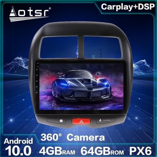 Android 10.0 4G 64GB Auto Stereo Audio video Player For Mitsubishi ASX 2010-2018 Car GPS Navigation Head Unit Multimedia Player