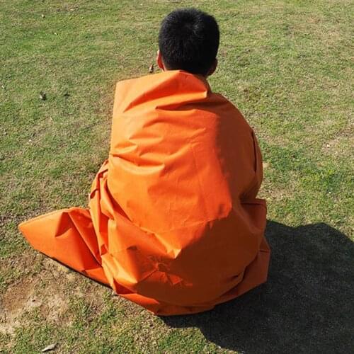 Emergency Sleeping Bag Emergency First Aid Sleeping Bag PE Aluminum Film Tent For Outdoor Camping And Hiking Sun Protection