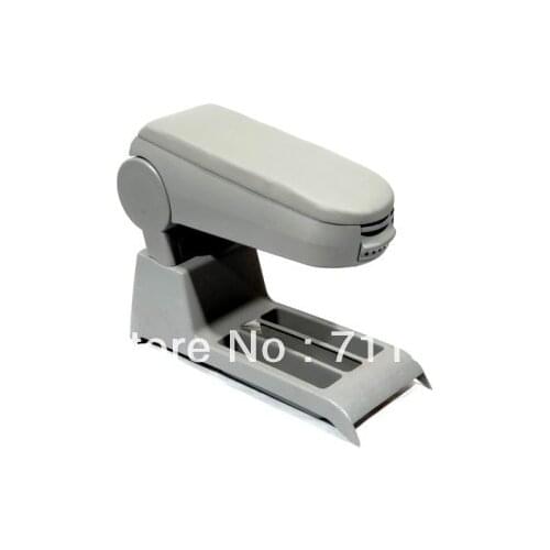 Center Console Armrest Leather Grey For Volkswagen For VW Polo 9N 9N3