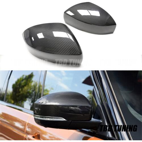 For Land Rover Range Rover Sport 2014 2015 2016 2017 2018 2019 Carbon Fiber Side Mirror Cover Cap Real Carbon Fiber