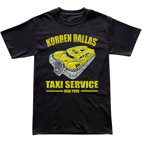 Korben Dallas' Taxi Service Fifth Element T-Shirt, 20Th Anniversary Retro 90S
