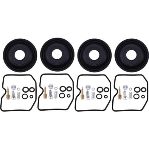 For GPZ400R ZX400 GPZ400 GPZ ZX 400 R Motorcycle Carburetor Repair Kit Floating Needle Gasket Air Screw Diaphragm