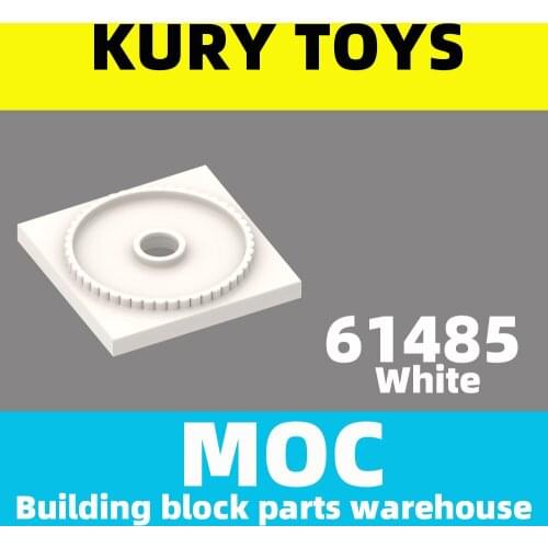 Kury Toys DIY MOC For 61485 Building block parts For Turntable 4 x 4 Square Base, Locking For Locking-Hinge