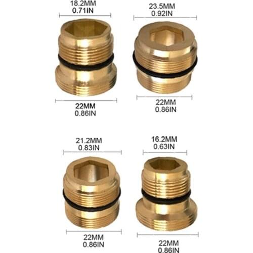 Brass Faucet Adapter Water Purifier Aerator Connector Kitchen Bathroom Tap Accessory