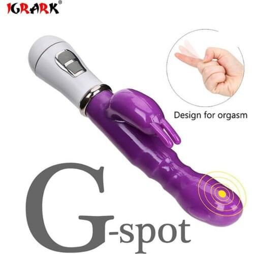 Multi Speed Vagina G-Spot Vibrator Female Anal Clitoris Rabbit Massager For Couple Adult Only Sex Toy Women Masturbate Device