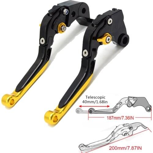 Motorcycle CNC Adjustable Folding Clutch Brake Lever Levers for Yamaha YZF R1 2004 2005 2006 2007 2008
