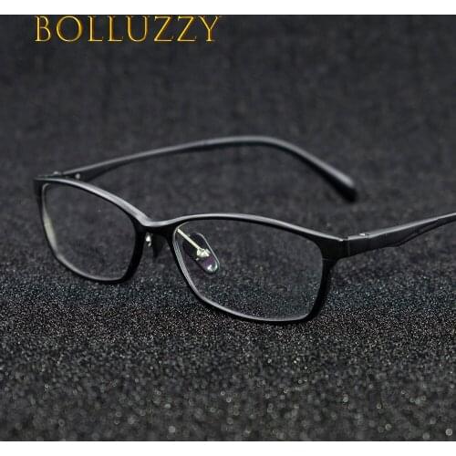 Men Degree Eyeglasses Frames Optical Fashion Full Rim Eyewear Metal Reading Computer Hypoallergenic Goggles Classic Spring Leg