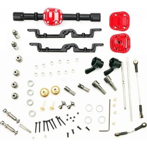DIY Kit Metal Front & Rear Bridge Axle Shell Assembly for 1/12 MN D90 D91 RC Car Accessories