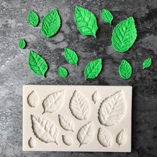 New Cake Mold Arrival Rose Leaves Silicone Soap Mold Gumpaste Candy Cookies Tools Fondant Cake Decoration Kitchen Accessories