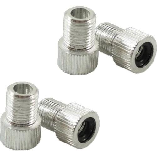 4Pcs Presta to Valve Adaptor Bike Bicycle Fixed Gear Tire Connector Outdoor Sports Entertainment for Cycling Bike Accessories