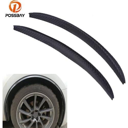 POSSBAY Car Mudguards Fender Flares Wheel Lip Car Protector Guard for Nissan Kia Mazda Honda Civic VW Polo Auto Mud Flaps