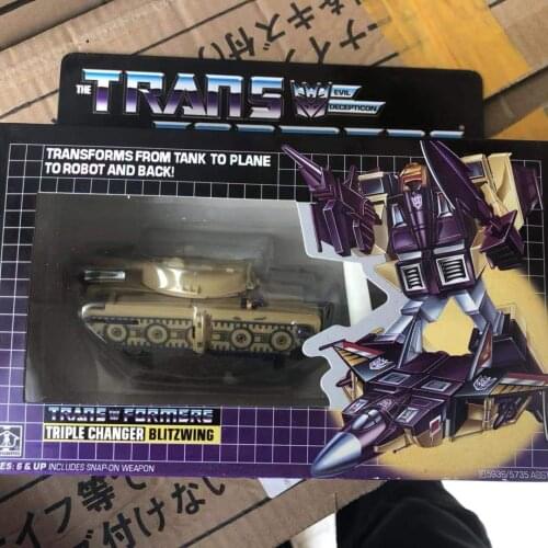TAKARA TOMY Transformers G1 Blitzwing Cyclonus Action Figure Out of Print Deformation Toy Model